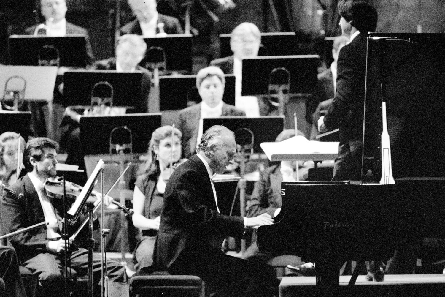 Maurizio Pollini 27_nel 1996 con Riccardo Muti 386486TAN
